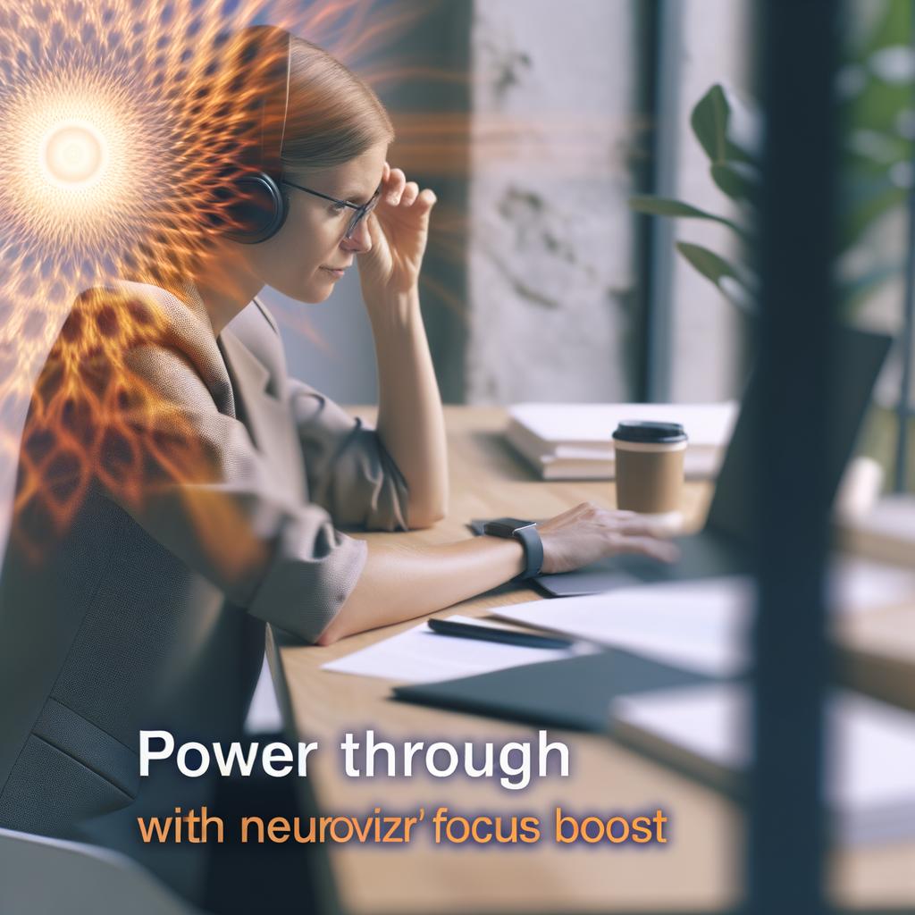 Power Through Work Deadlines with NeuroVizr’s Focus ‍Boost