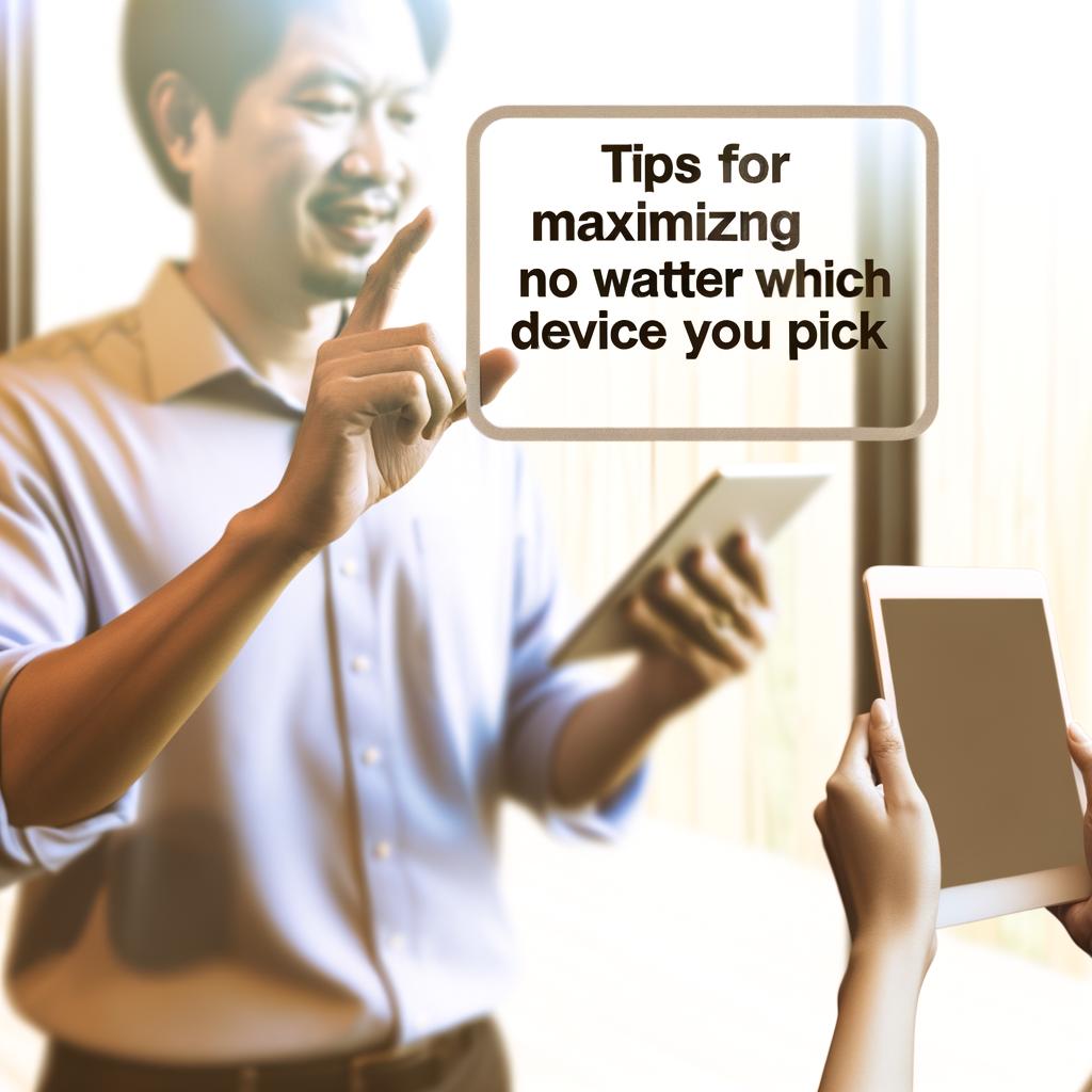 Tips for‌ Maximizing Results No Matter Which Device You Pick